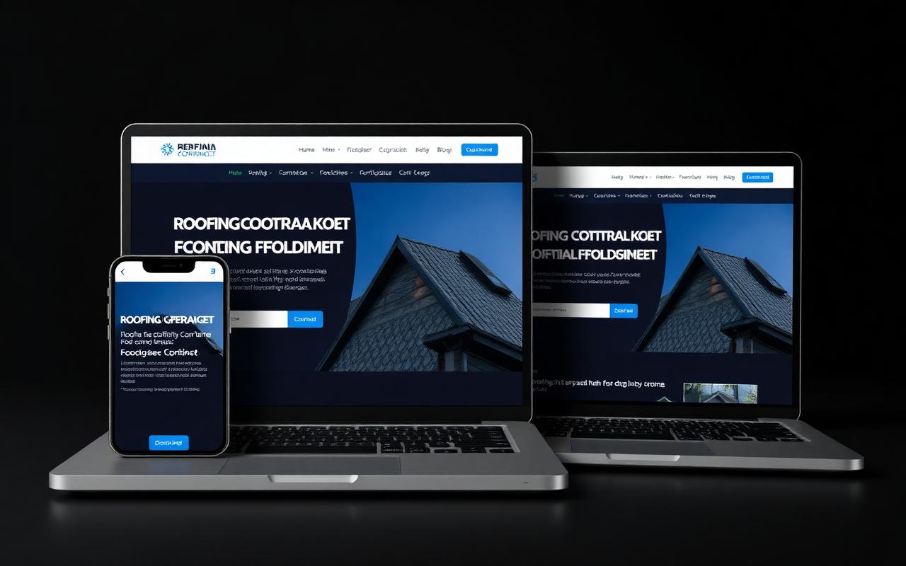 Summit Roofing Group concept mockup